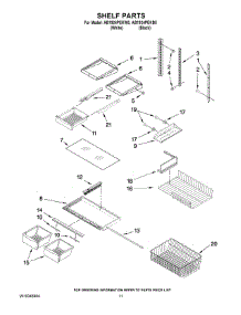 06 - Shelf Parts parts for Maytag Refrigerator AB1924PEKW5 from AppliancePartsPros.com