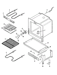04 - Oven / Base parts for Maytag Range PER3525ACW from AppliancePartsPros.com