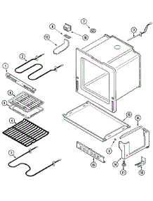 04 - Oven / Base parts for Maytag Range PER5702BAH from AppliancePartsPros.com