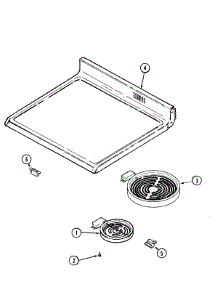 05 - Top Assembly parts for Maytag Range PER5702BAH from AppliancePartsPros.com