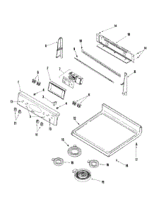 02 - Control Panel / Top Assembly parts for Maytag Range PER5720LAQ from AppliancePartsPros.com