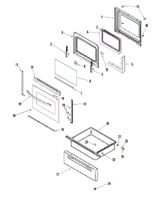 04 - Door / Drawer parts for Maytag Range PER5750LAW from AppliancePartsPros.com
