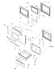 03 - Door / Drawer parts for Maytag Range PERL451ACW from AppliancePartsPros.com