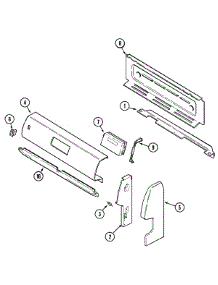 02 - Control Panel parts for Maytag Range PGR4310CDQ from AppliancePartsPros.com