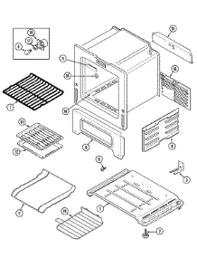 05 - Oven / Base parts for Maytag Range PGR4410ADQ from AppliancePartsPros.com