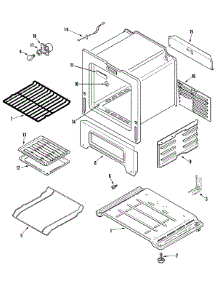 05 - Oven / Base parts for Maytag Range PGR4420LDW from AppliancePartsPros.com