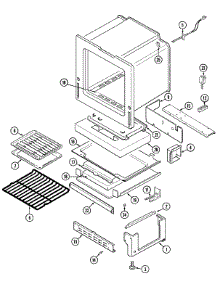 05 - Oven / Base parts for Maytag Range PGR5702BDT from AppliancePartsPros.com