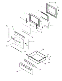 04 - Door / Drawer parts for Maytag Range PGR5750LDQ from AppliancePartsPros.com