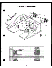 02 - Control Compartment parts for Amana Oven PHO-203-UD / PHO-203-U D from AppliancePartsPros.com