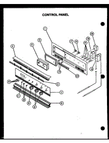 03 - Control Panel parts for Amana Oven PHO-203-UD / PHO-203-U D from AppliancePartsPros.com