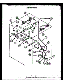 02 - Gas Components parts for Amana Range PHU101 from AppliancePartsPros.com