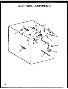02 - Electrical Components parts for Amana Range PHU201UB1 / P1130740N from AppliancePartsPros.com