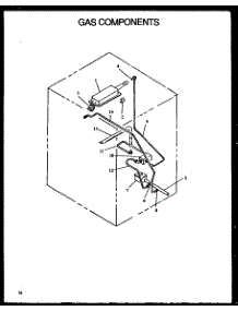 03 - Gas Components parts for Amana Range PHU201UWW / P1130710N W from AppliancePartsPros.com