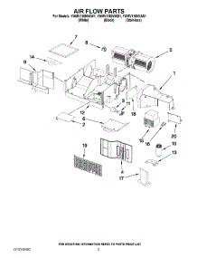 04 - Air Flow Parts parts for Maytag Microwave YAMV1160VAB1 from AppliancePartsPros.com