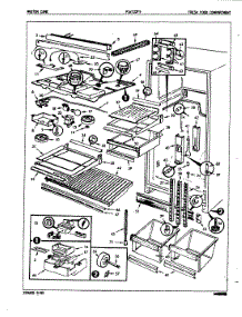 03 - Fresh Food Compartment parts for Admiral Refrigerator PINT22F9A / 5B71A from AppliancePartsPros.com