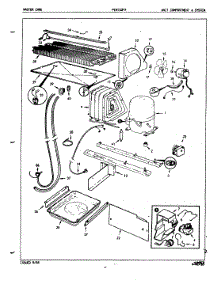 03 - Unit Compartment & System parts for Admiral Refrigerator PINT22F9H / 5B71A from AppliancePartsPros.com