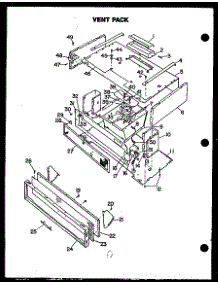 07 - Vent Pack parts for Amana Range PKI121 from AppliancePartsPros.com