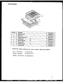 03 - Oven Accessories parts for Amana Range PKO191 from AppliancePartsPros.com