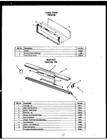 04 - Mini-Rail parts for Amana Range PKU159 from AppliancePartsPros.com