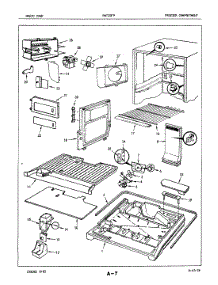 02 - Freezer Compartment parts for Admiral Refrigerator PNT22F9A / 5B62A from AppliancePartsPros.com