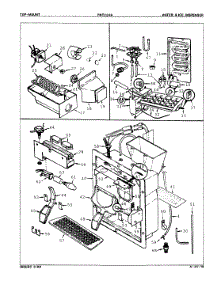 03 - Water & Ice Dispenser parts for Maytag Refrigerator PNT22H9 / 7B07A from AppliancePartsPros.com