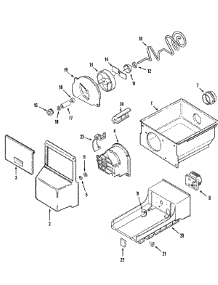 09 - Ice Bin parts for Maytag Refrigerator PSD2145GRW from AppliancePartsPros.com