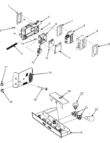 03 - Controls parts for Maytag Refrigerator PSD262LHEB from AppliancePartsPros.com