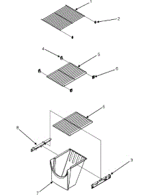 10 - Freezer Shelves parts for Maytag Refrigerator PSD262LHEB from AppliancePartsPros.com