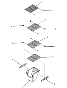 20 - Freezer Shelves (Series 50) parts for Maytag Refrigerator PSD263LHEW from AppliancePartsPros.com