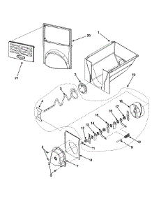 26 - Ice Bucket Assy. (Series 50) parts for Maytag Refrigerator PSD266LHEQ from AppliancePartsPros.com