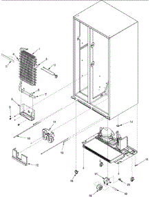 07 - Evaporator Assy And Rollers parts for Maytag Refrigerator PSD268LGEW / PPSD268LGW1 from AppliancePartsPros.com