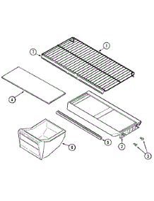 09 - Shelves & Accessories parts for Maytag Refrigerator PTB1752FRQ from AppliancePartsPros.com