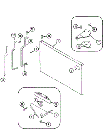 05 - Freezer Outer Door parts for Maytag Refrigerator PTB1950DEQ from AppliancePartsPros.com