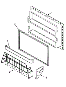 06 - Freezer Inner Door parts for Maytag Refrigerator PTB19BBGRW from AppliancePartsPros.com