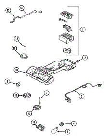 02 - Controls parts for Maytag Refrigerator PTB21AAGRW from AppliancePartsPros.com