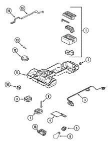 03 - Controls parts for Maytag Refrigerator PTB2454GRW from AppliancePartsPros.com