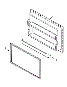 05 - Freezer Inner Door parts for Maytag Refrigerator PTF1952GRQ from AppliancePartsPros.com