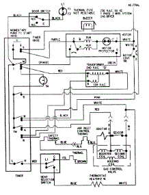 08 - Wiring Information parts for Admiral Dryer PYG2300AGW from AppliancePartsPros.com