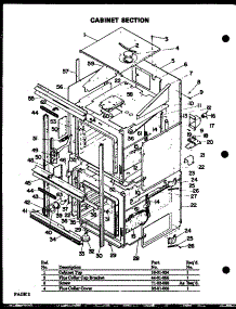 02 - Cabinet Section parts for Amana Oven QDO-695E from AppliancePartsPros.com