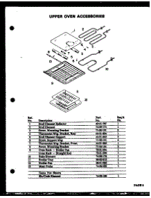 08 - Upper Oven Accessories parts for Amana Oven QDO-695G from AppliancePartsPros.com