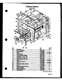02 - Cabinet Section parts for Amana Range QDU-966 from AppliancePartsPros.com