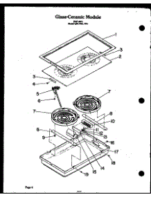 04 - Glass-Ceramic Module parts for Amana Range QDU-966 from AppliancePartsPros.com