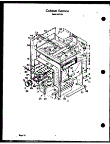 02 - Cabinet Section parts for Amana Range QDU-976 from AppliancePartsPros.com