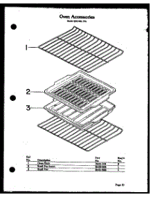 07 - Oven Accessories parts for Amana Range QDU-976 from AppliancePartsPros.com