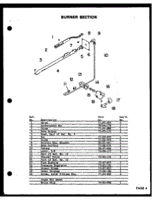02 - Burner Section parts for Amana Oven QKO-661D from AppliancePartsPros.com