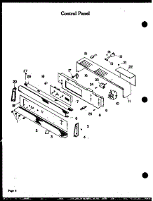03 - Control Panel parts for Amana Oven QKO-751A from AppliancePartsPros.com