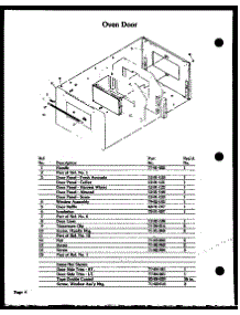 05 - Oven Door parts for Amana Oven QKO-751A from AppliancePartsPros.com