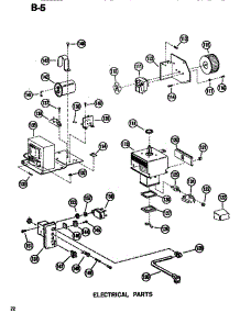 02 - Electrical parts for Amana Microwave R1E / P7107904M from AppliancePartsPros.com