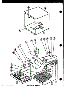 04 - Interior Parts parts for Amana Microwave R-1J / P7152001M from AppliancePartsPros.com