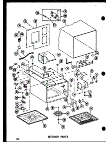 03 - Interior Parts parts for Amana Microwave R-1J / P7152003M from AppliancePartsPros.com